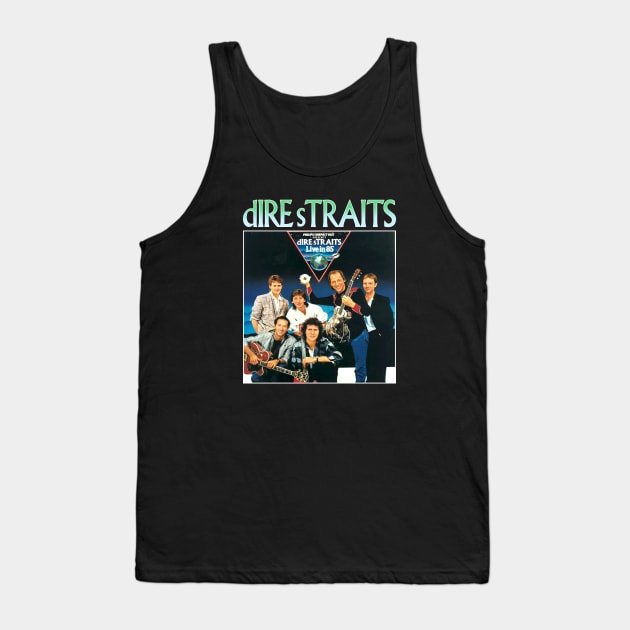 DIRE STRAITS Rap Hip Hop Rapper 90 Retro Vintage Tank Top by BanyakMau